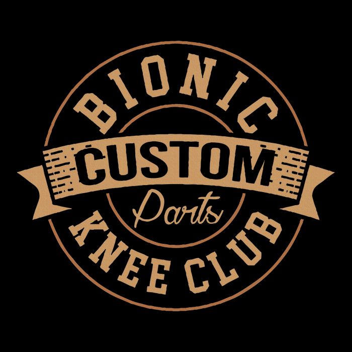 Bionic Knee Club Custom Parts Recover After Surgery Gag 16 in Basic Backpack