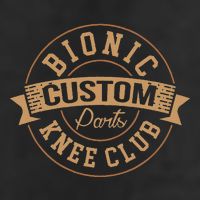 Bionic Knee Club Custom Parts Recover After Surgery Gag Golf Towel