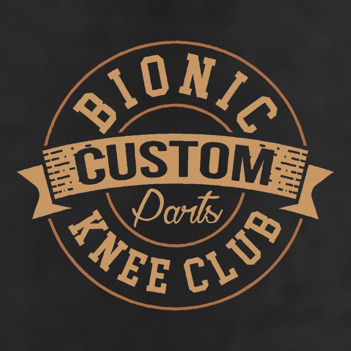 Bionic Knee Club Custom Parts Recover After Surgery Gag Golf Towel