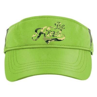 Be Kind Camouflage Anti Bullying Awareness Kindness Adult Drive Performance Visor