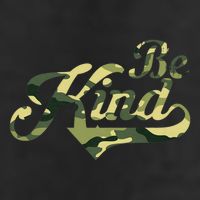 Be Kind Camouflage Anti Bullying Awareness Kindness 7 Panel Mesh Trucker Snapback Hat