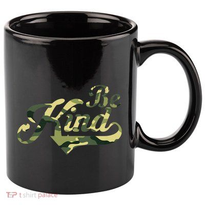 Be Kind Camouflage Anti Bullying Awareness Kindness 11oz C Handle Ceramic Mug