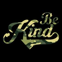 Be Kind Camouflage Anti Bullying Awareness Kindness Flat Bill Trucker Hat