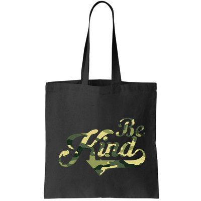 Be Kind Camouflage Anti Bullying Awareness Kindness Bag
