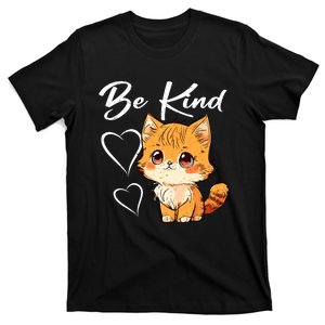 Be Kind Cat Kids Boy Girl Unity Day Orange Anti Bullying T-Shirt