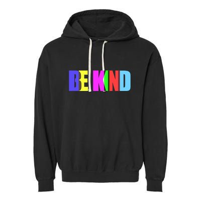Be Kind Colorful Anti Bully Garment-Dyed Fleece Hoodie