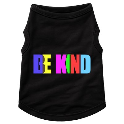 Be Kind Colorful Anti Bully Doggie Tank