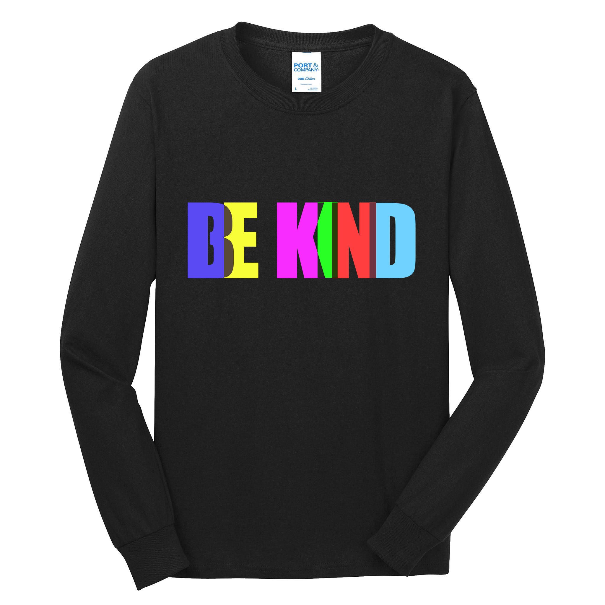 Be Kind Colorful Anti Bully Tall Long Sleeve T-Shirt