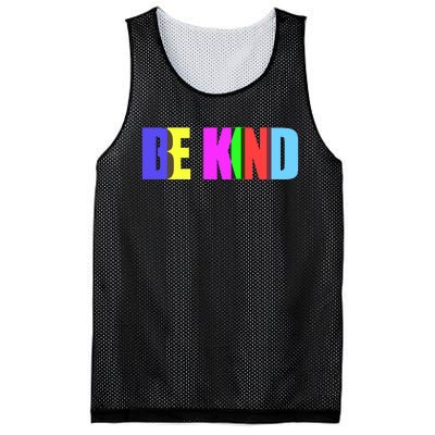 Be Kind Colorful Anti Bully Mesh Reversible Basketball Jersey Tank