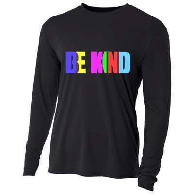 Be Kind Colorful Anti Bully Cooling Performance Long Sleeve Crew