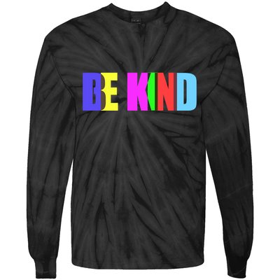Be Kind Colorful Anti Bully Tie-Dye Long Sleeve Shirt
