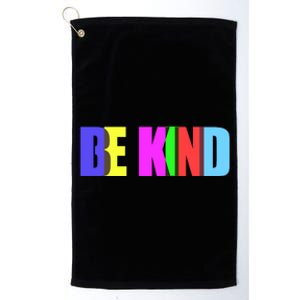 Be Kind Colorful Anti Bully Platinum Collection Golf Towel