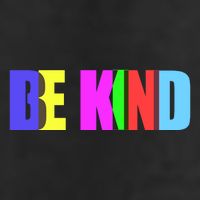 Be Kind Colorful Anti Bully Golf Towel