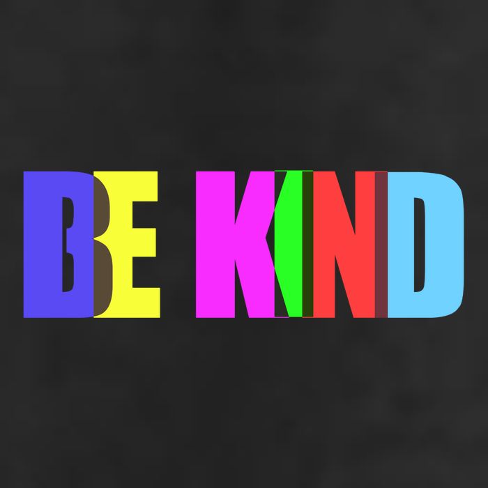 Be Kind Colorful Anti Bully Golf Towel