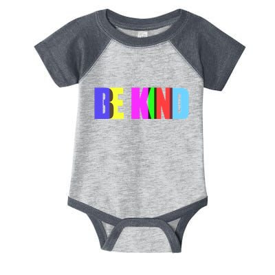 Be Kind Colorful Anti Bully Infant Baby Jersey Bodysuit