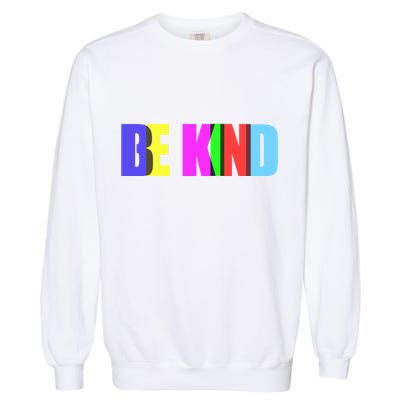 Be Kind Colorful Anti Bully Garment-Dyed Sweatshirt