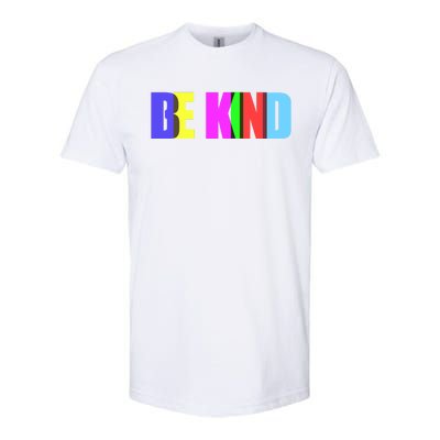 Be Kind Colorful Anti Bully Softstyle® CVC T-Shirt