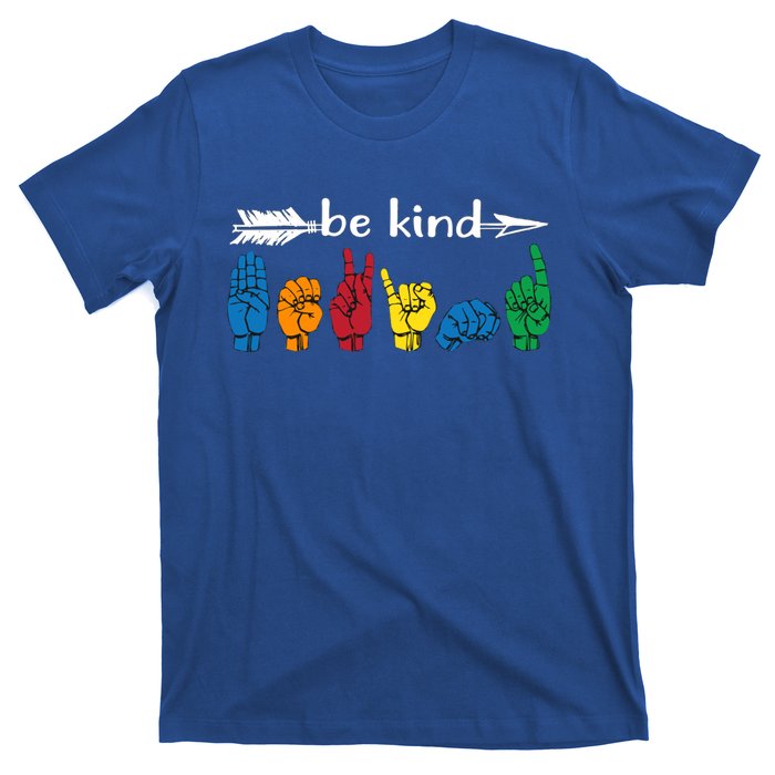 Be Kind Cute Asl American Sign Language Gift T-Shirt