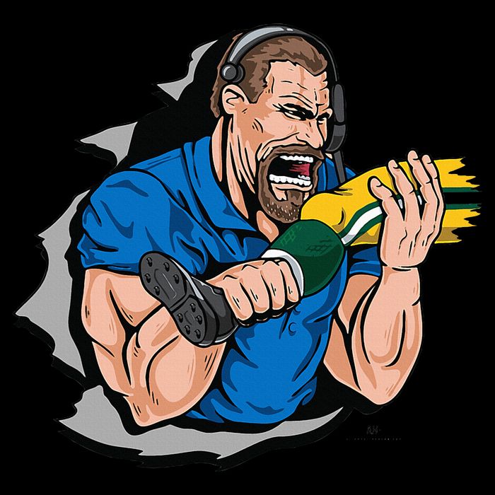 Biting Knee Caps Cooling Performance Crew T-Shirt