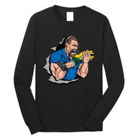 Biting Knee Caps Long Sleeve Shirt