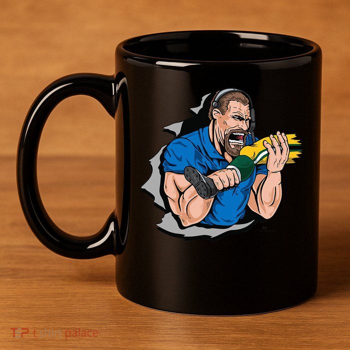 Biting Knee Caps 11oz C Handle Ceramic Mug