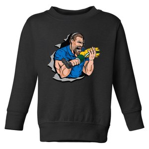 Biting Knee Caps Toddler Sweatshirt