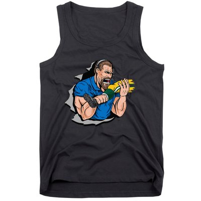 Biting Knee Caps Tank Top