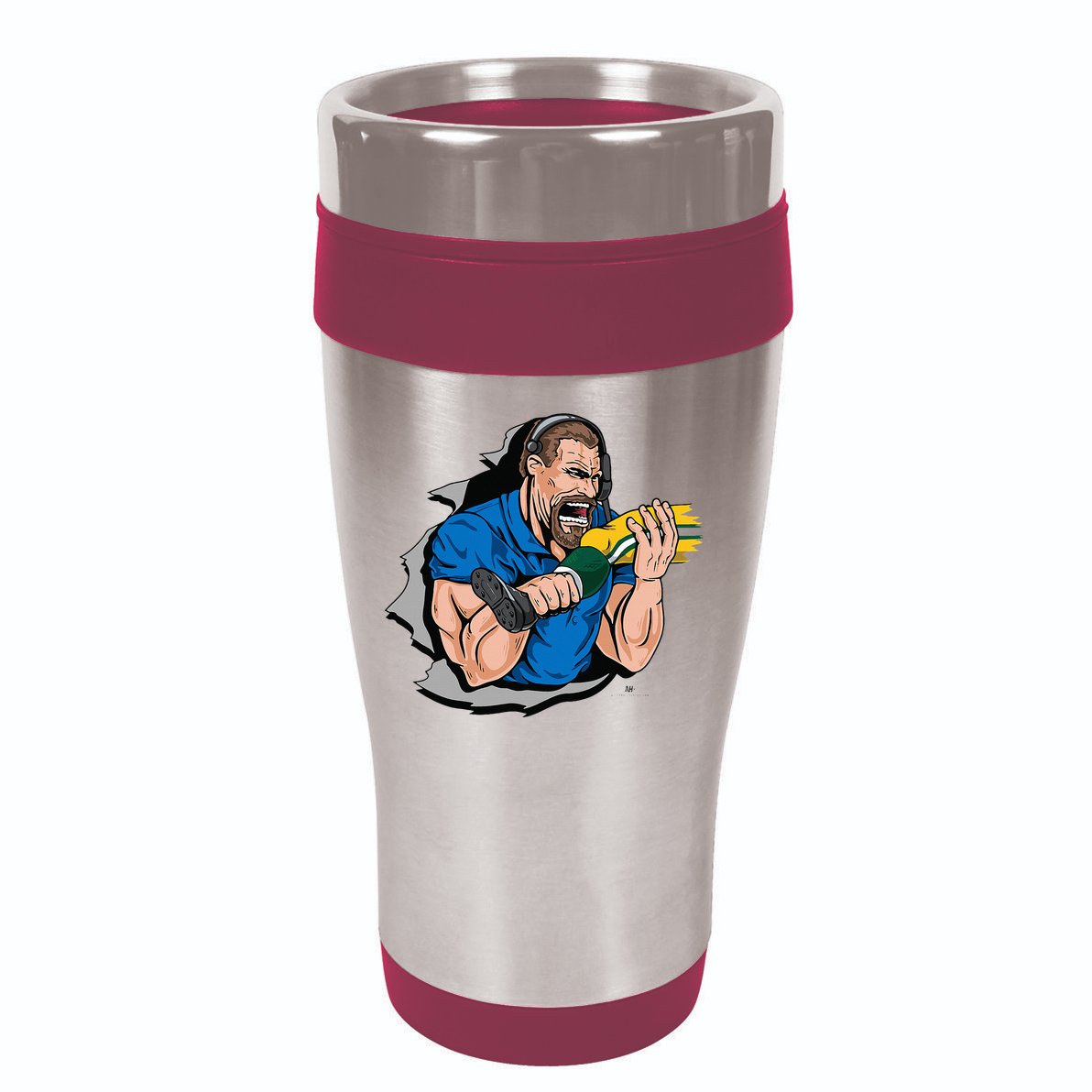 Biting Knee Caps 16oz Travel Tumbler