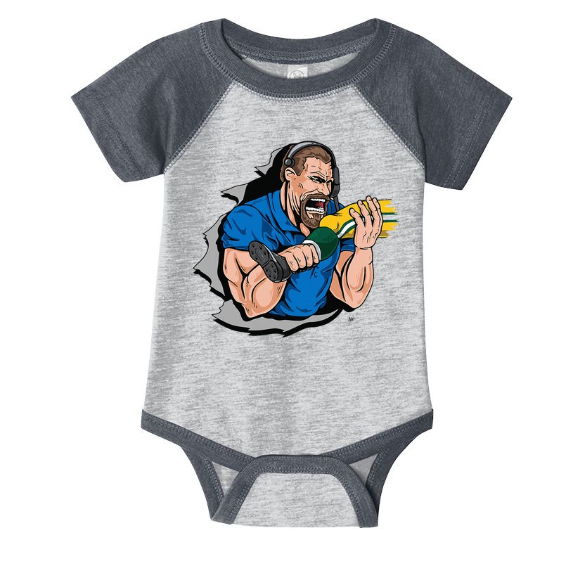 Biting Knee Caps Infant Baby Jersey Bodysuit