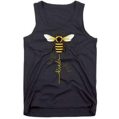 Be Kind Cute Bee Graphic Funny Inspirational Teacher Tank Top