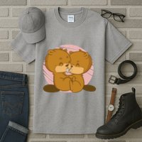 Beavers Kissing Cute Gift Tall T-Shirt