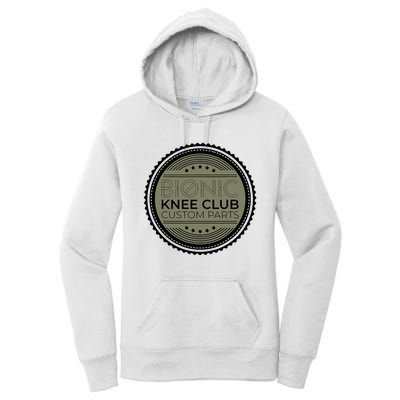 Bionic Knee Club Custom Parts Funny Knee Replacement Women's Pullover Hoodie