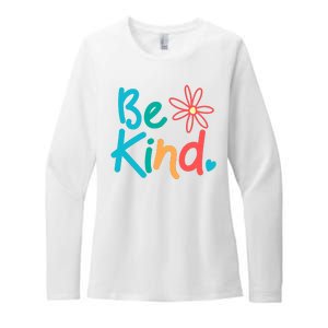 Be Kind Cute Colorful Gift Womens CVC Long Sleeve Shirt