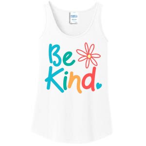 Be Kind Cute Colorful Gift Ladies Essential Tank