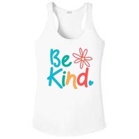 Be Kind Cute Colorful Gift Ladies PosiCharge Competitor Racerback Tank