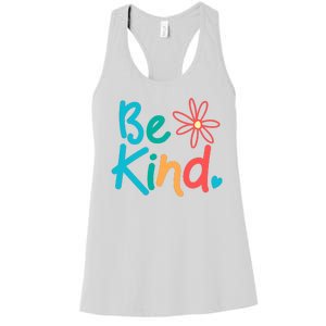 Be Kind Cute Colorful Gift Women's Racerback Tank