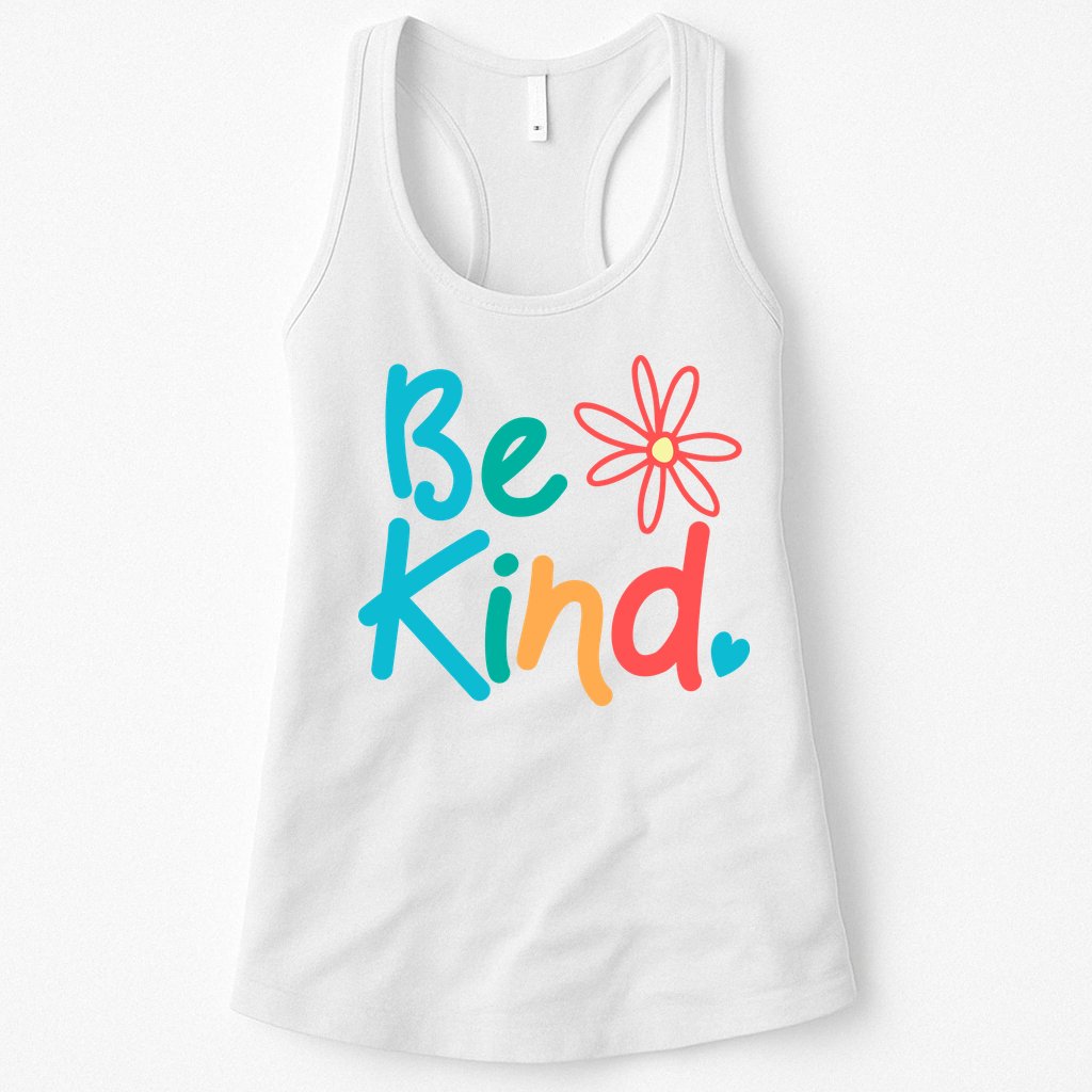 Be Kind Cute Colorful Gift Womens Tank Top