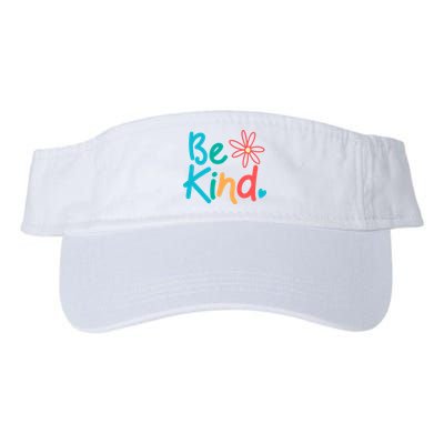 Be Kind Cute Colorful Gift Valucap Bio-Washed Visor