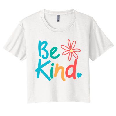 Be Kind Cute Colorful Gift Crop Top