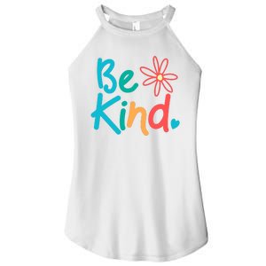 Be Kind Cute Colorful Gift Women's Perfect Tri Rocker Tank