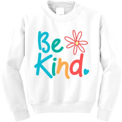 Be Kind Cute Colorful Gift Kids Sweatshirt
