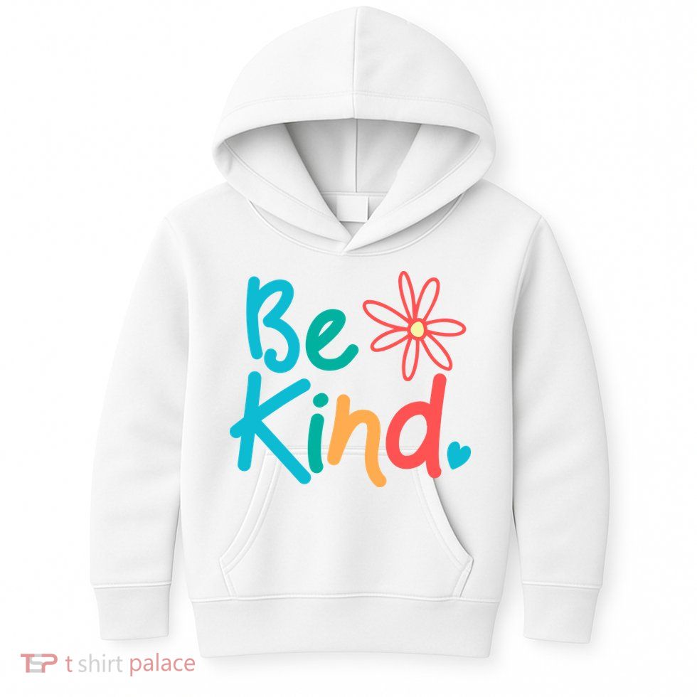 Be Kind Cute Colorful Gift Kids Hoodie