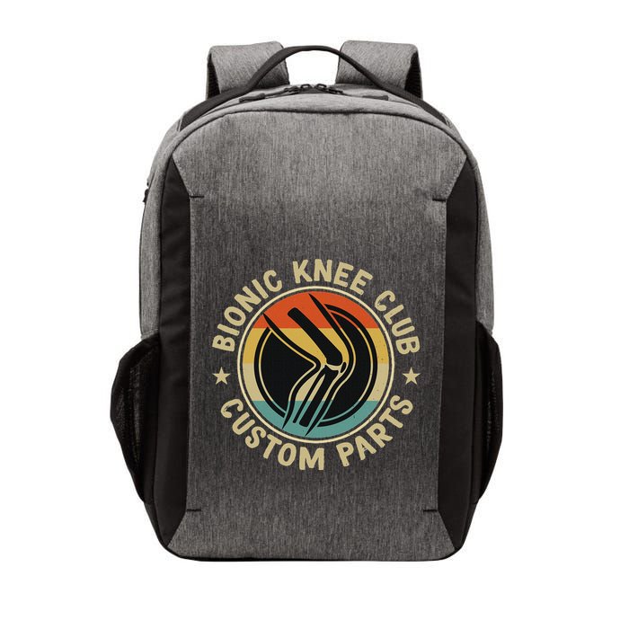 Bionic Knee Club Custom Parts Bones Funny Knee Replacement Vector Backpack