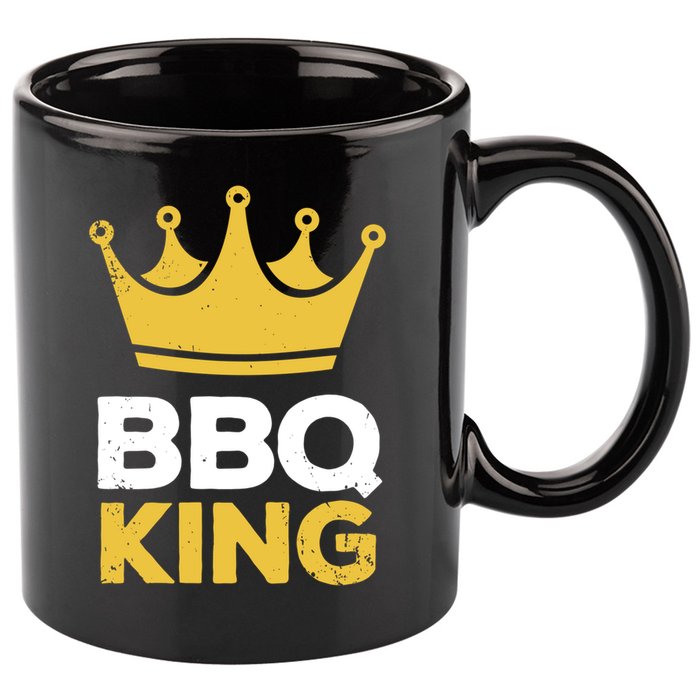 Bbq King Chef Dad Meaningful Gift 11oz C Handle Ceramic Mug