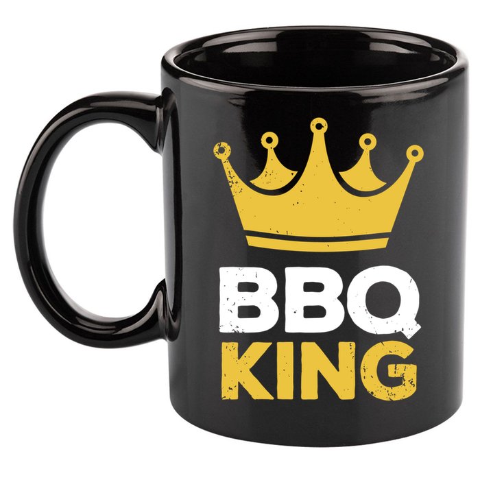 Bbq King Chef Dad Meaningful Gift 11oz C Handle Ceramic Mug