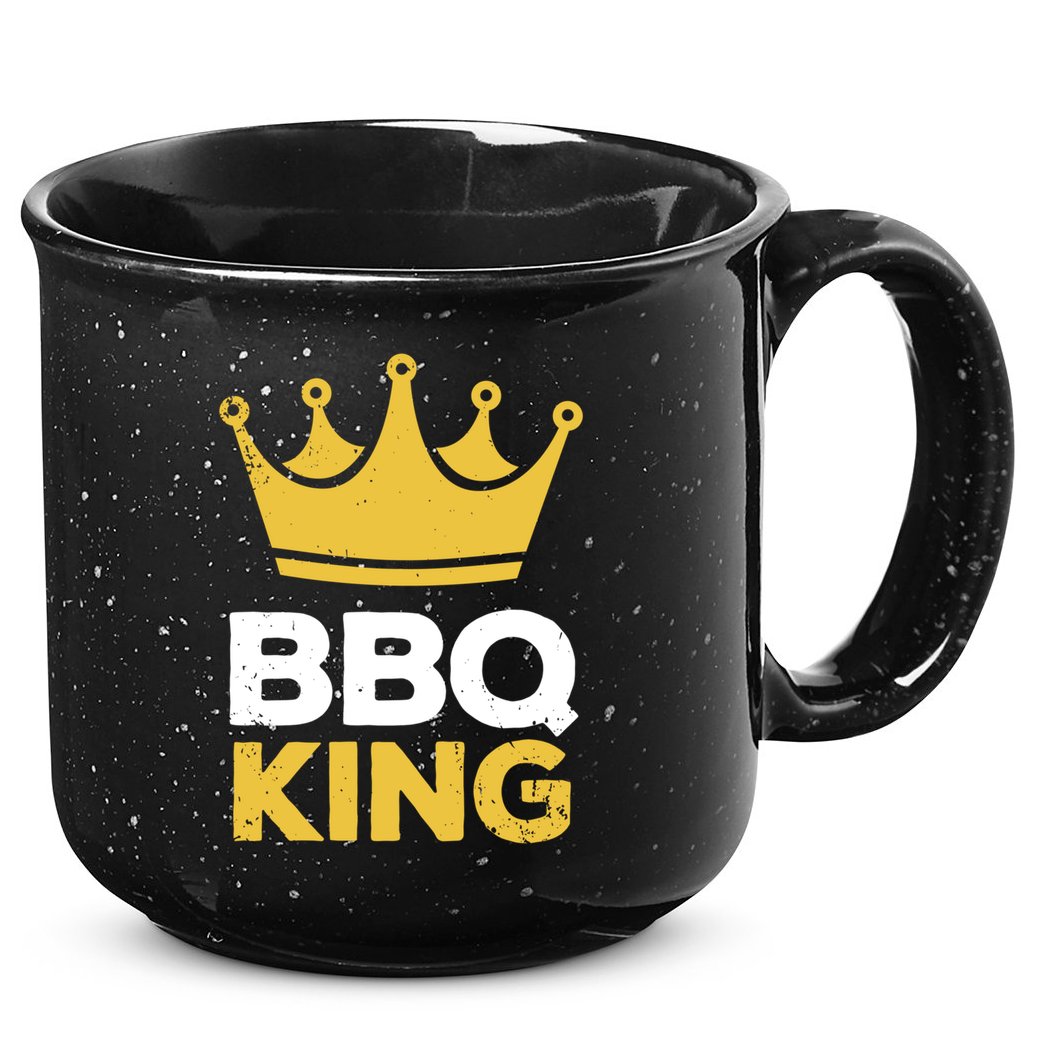 Bbq King Chef Dad Meaningful Gift 15oz Campfire Ceramic Mug