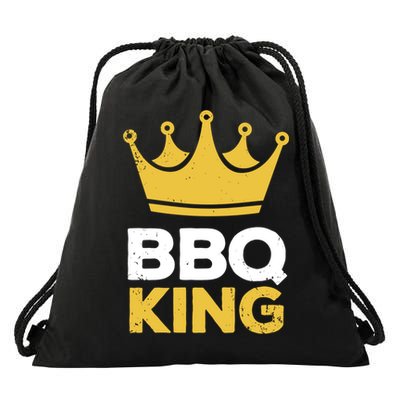 Bbq King Chef Dad Meaningful Gift Drawstring Bag