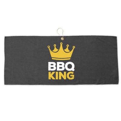 Bbq King Chef Dad Meaningful Gift Large Microfiber Waffle Golf Towel