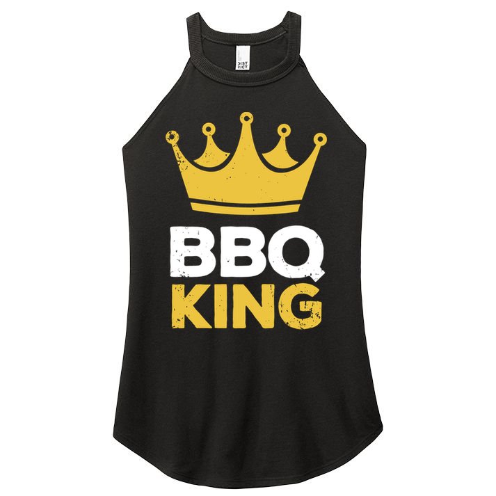 Bbq King Chef Dad Meaningful Gift Women's Perfect Tri Rocker Tank