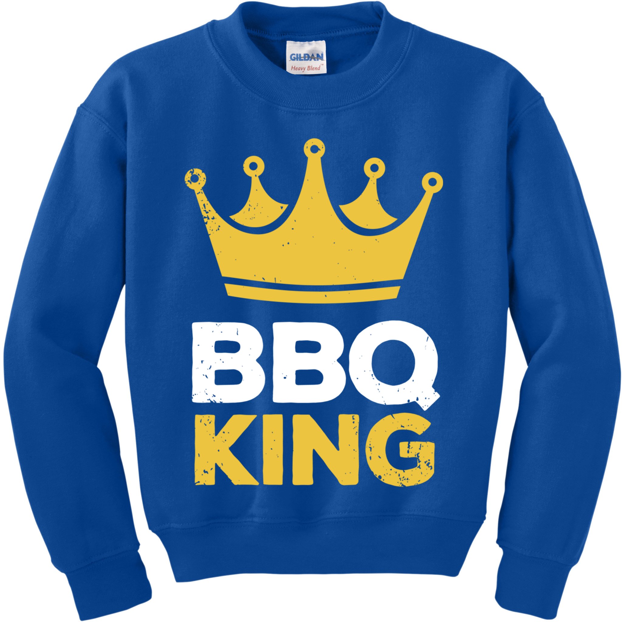 Bbq King Chef Dad Meaningful Gift Kids Sweatshirt